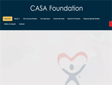 Tablet Screenshot of casafoundationlv.org